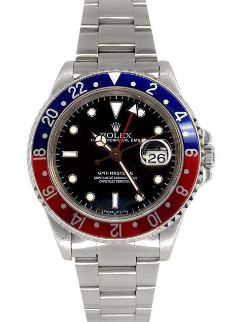 rolex pepsi gmt 16710|Rolex gmt Pepsi bezel.